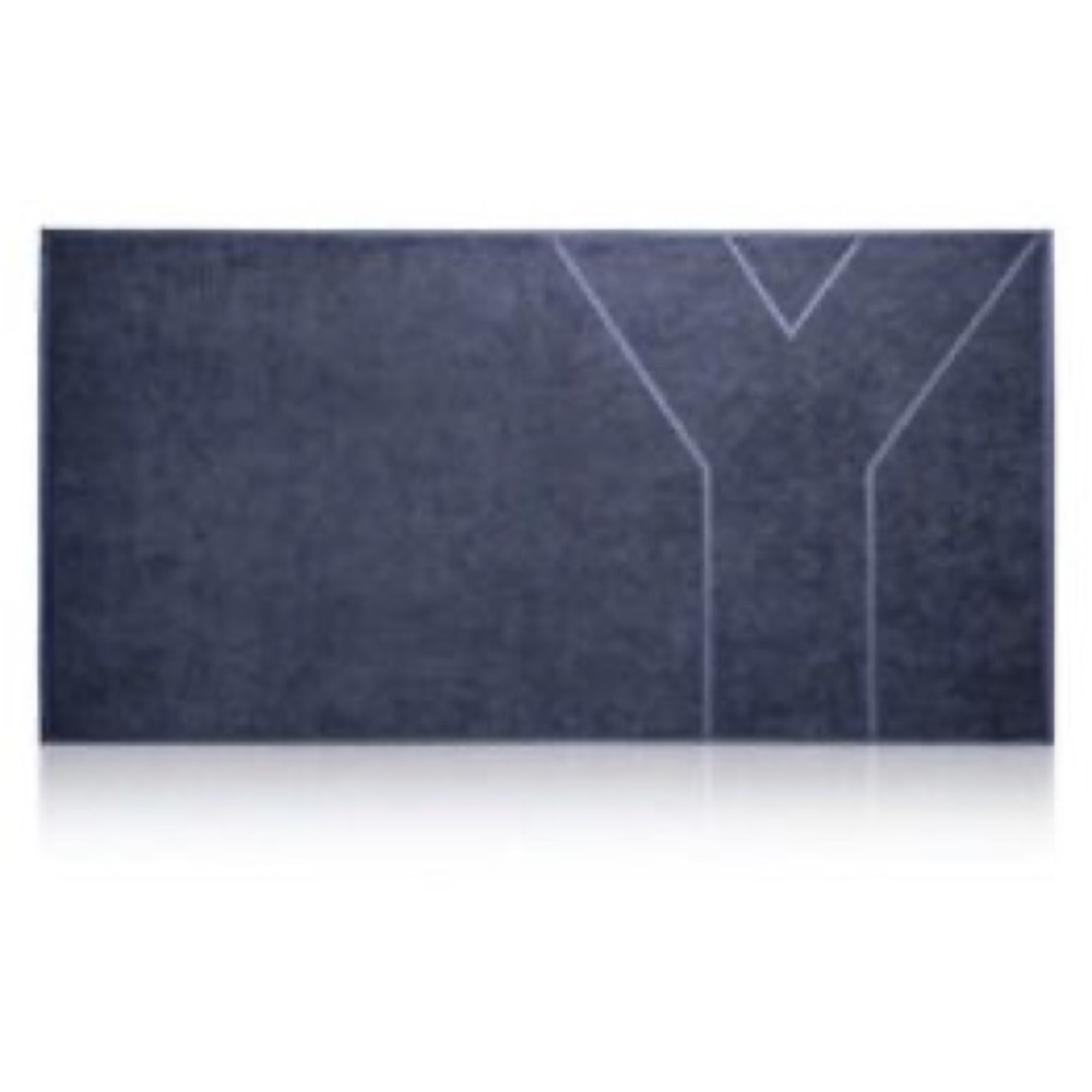 YSL YVES SAINT LAURENT navy blue towel